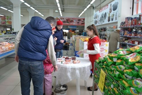 Дегустация мясной продукции ТМ «Атяшево»
